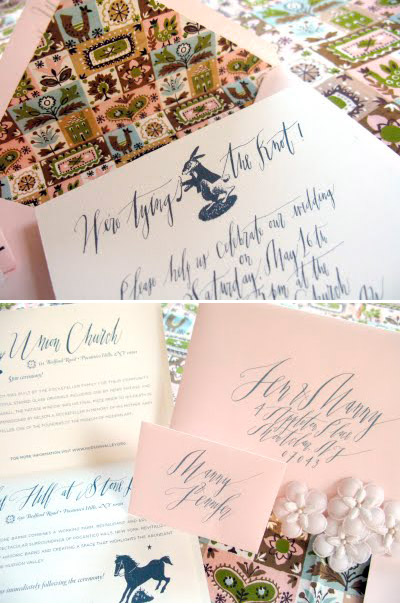 wedding stationery design LDS mermaid style wedding dresses