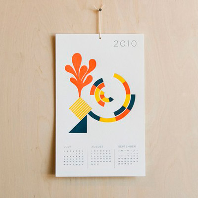 Seesaw Letterpress 2010 Calendar