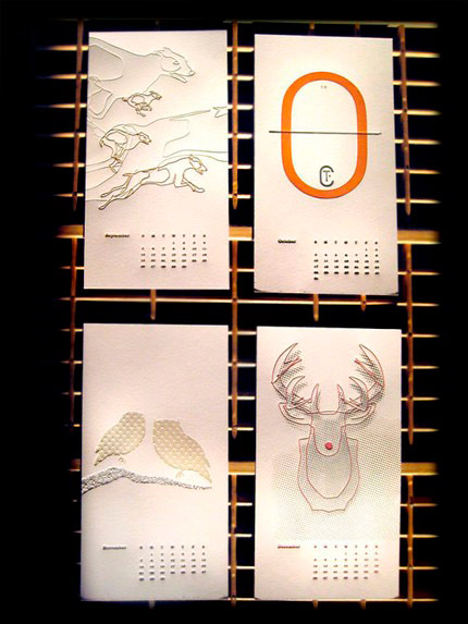 Meadowlark Creative Letterpress 2010 Calendar
