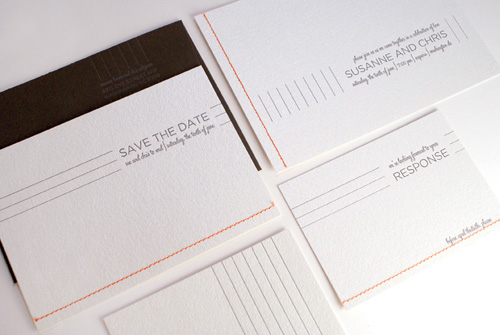 Gilah Letterpress Wedding Invitations