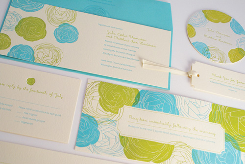 Gilah Letterpress Wedding Invitations