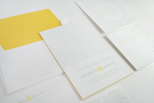 Gilah Letterpress Wedding Invitations