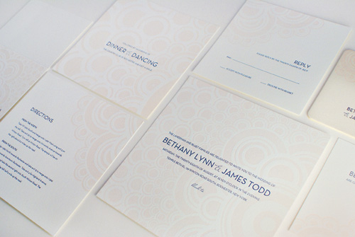 Gilah Letterpress Wedding Invitations