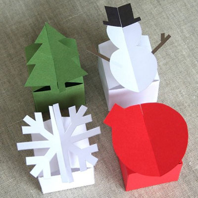 A Little Hut Christmas Box Templates