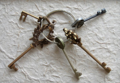 Ann Martin Quilled Paper Keys