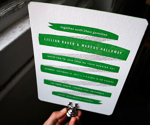 Bella Figura Letterpress Wedding