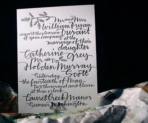 Bella Figura Letterpress Wedding