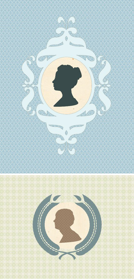 Silhouette Pattern Portraits