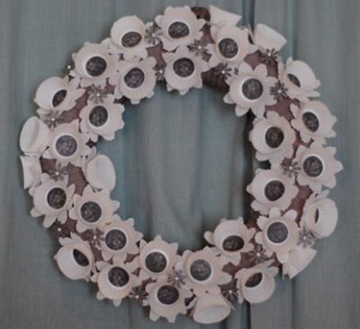 Paper Flower Wreath