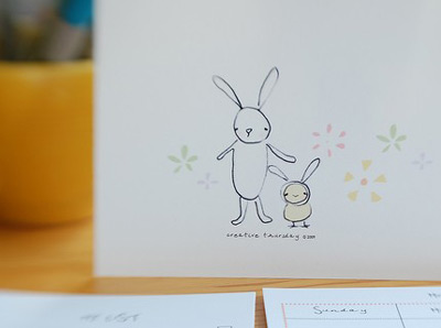 Creative Thursday Bunny and Peep Cards