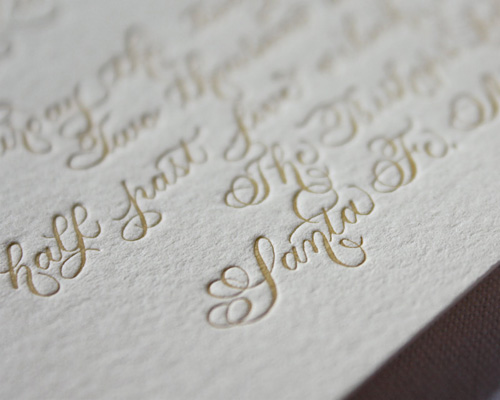 Danae Calligraphy Southwest Letterpress Wedding Invitations