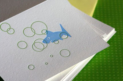 Dingbat Letterpress Invitations