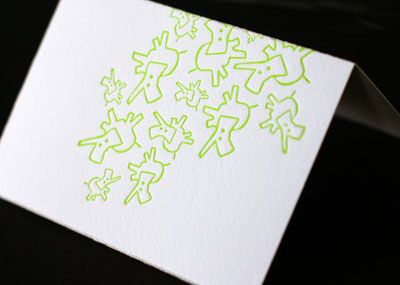 Dingbat Letterpress Invitations