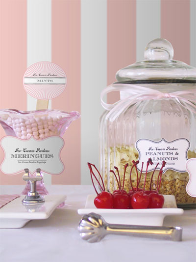 Ice Cream Parlor Printables