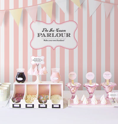 Ice Cream Parlor Printables