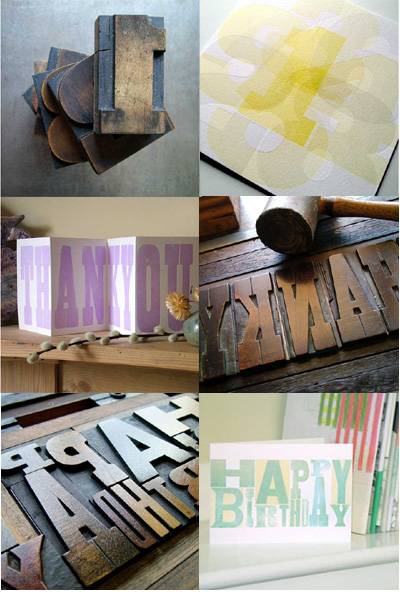 Typoretum UK Letterpress Cards