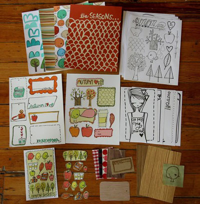 Elsiecake Autumn Loves Craft Kit