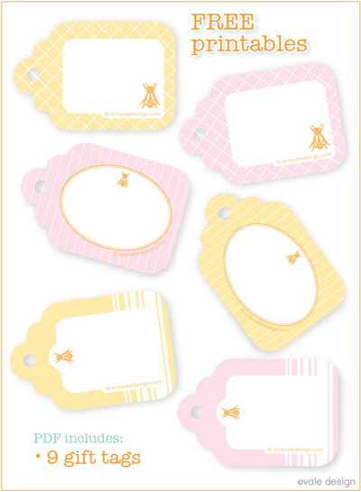 Vale Design Printable Gift Tags