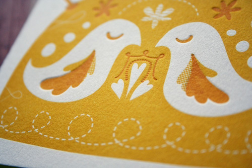 Letterpress Teapot Cards by Erin Wallace