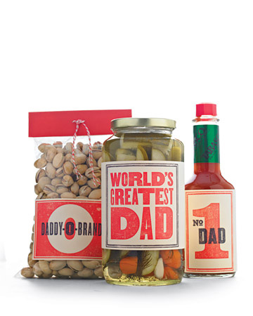 Retro Father's Day Labels Martha Stewart