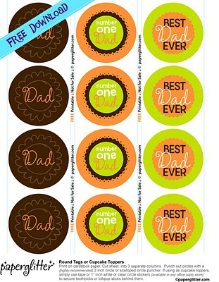 Printable Father's Day Labels