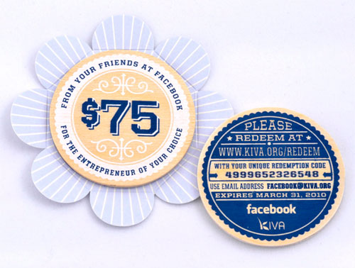 Facebook Letterpress Holiday Gift