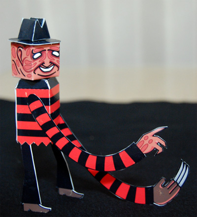 Freddy Krueger Paper Toy