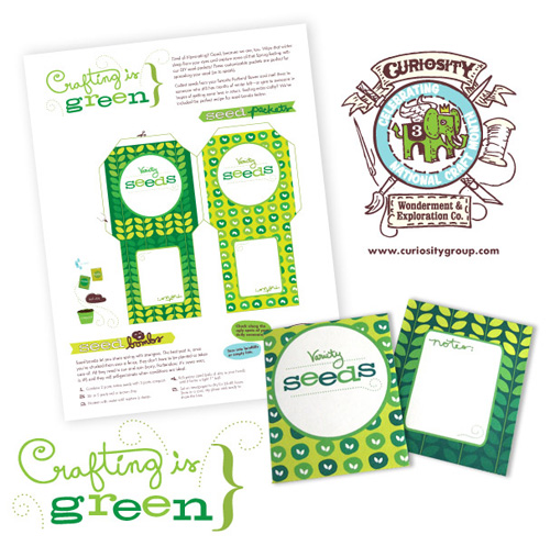 Curiosity Group Free Printable Seed Packets