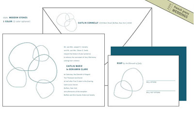 French Press Letterpress Wedding