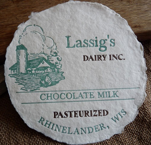 Fresh Heifers Letterpress Vintage Dairy Print