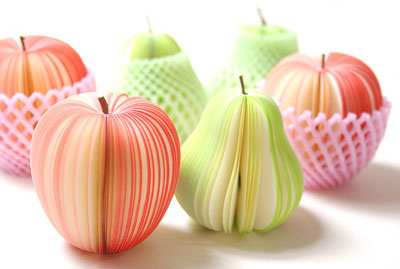 Fruit Shaped Sticky Notes