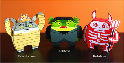 Goobeetsa Halloween Paper Toys