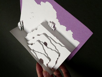 Half a Cup of Tea Paper Sculpture