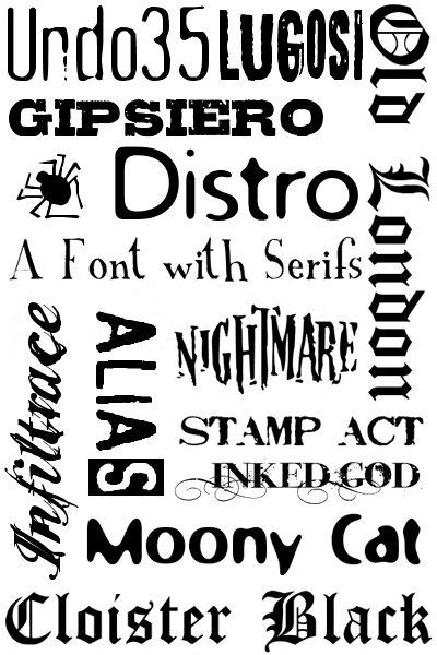 Free Halloween Fonts