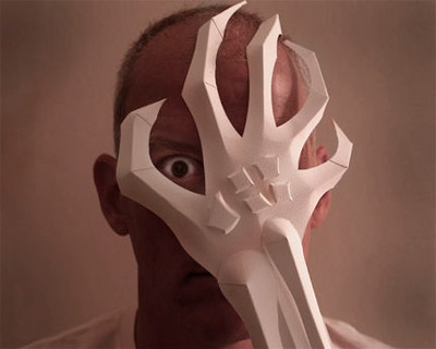 Paper Claw Mask
