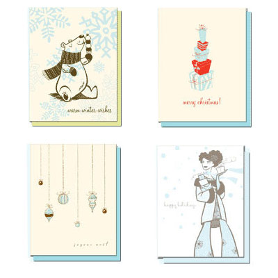 Hello Lucky Letterpress Holiday Cards