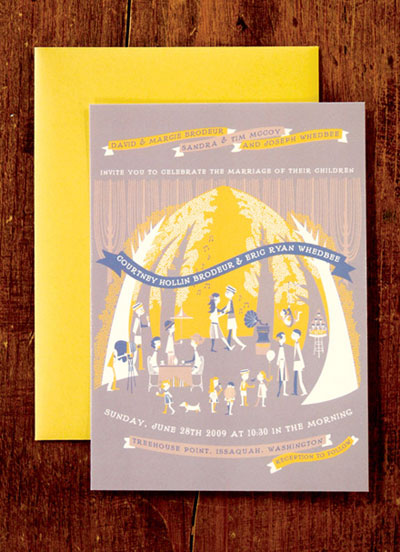 Hollin & Eric Wedding Invitations