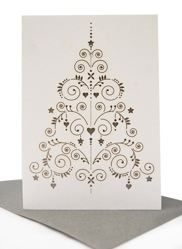 Laser Cut Holiday Cards