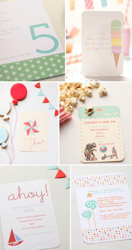 Imprintables Party Invitations and Supplies