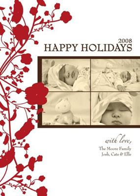 Ink Obsession Holiday Photo Card