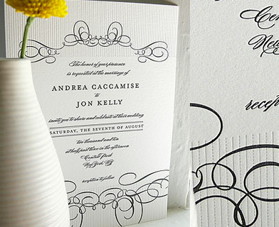 Ink + Wit Letterpress Wedding