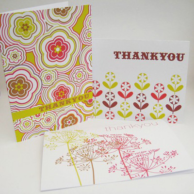 Inkjet Designs Thank You Cards