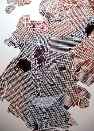 Karen O'Leary Papercut Maps
