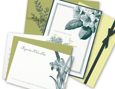 Kenzie Kate recently introduced four new wedding invitation designs 