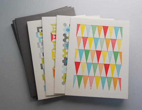 Krank Press Letterpress Quilt Cards