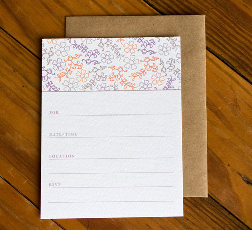 Laura Macchia Fill-In Invitations