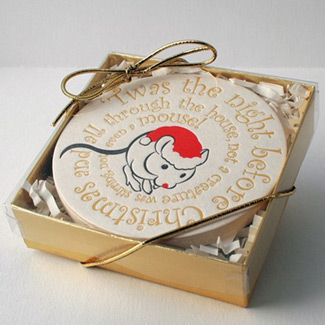 1915 Press Letterpress Holiday Coasters