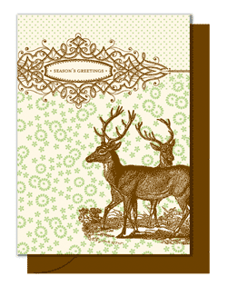 Hello Lucky Deer Letterpress