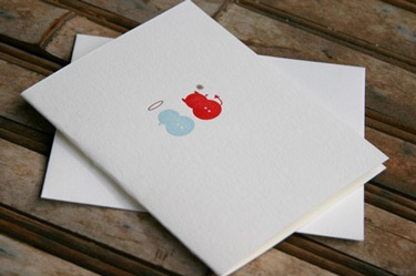 Joie Studio Letterpress Naughty or Nice