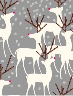 Snow & Graham Reindeer Gift Wrap
